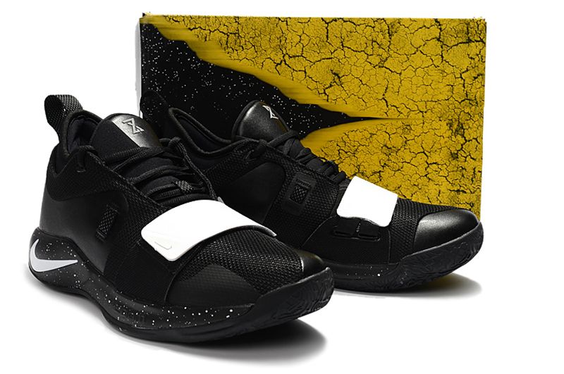 Men Nike Paul George 2.5 Black White Basketball Shoes